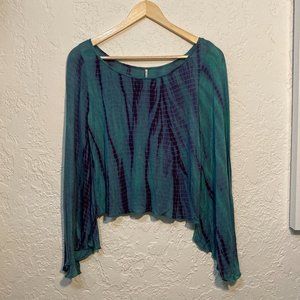 *SOLD* Free People Ashbury Tie Dye Boho Top S